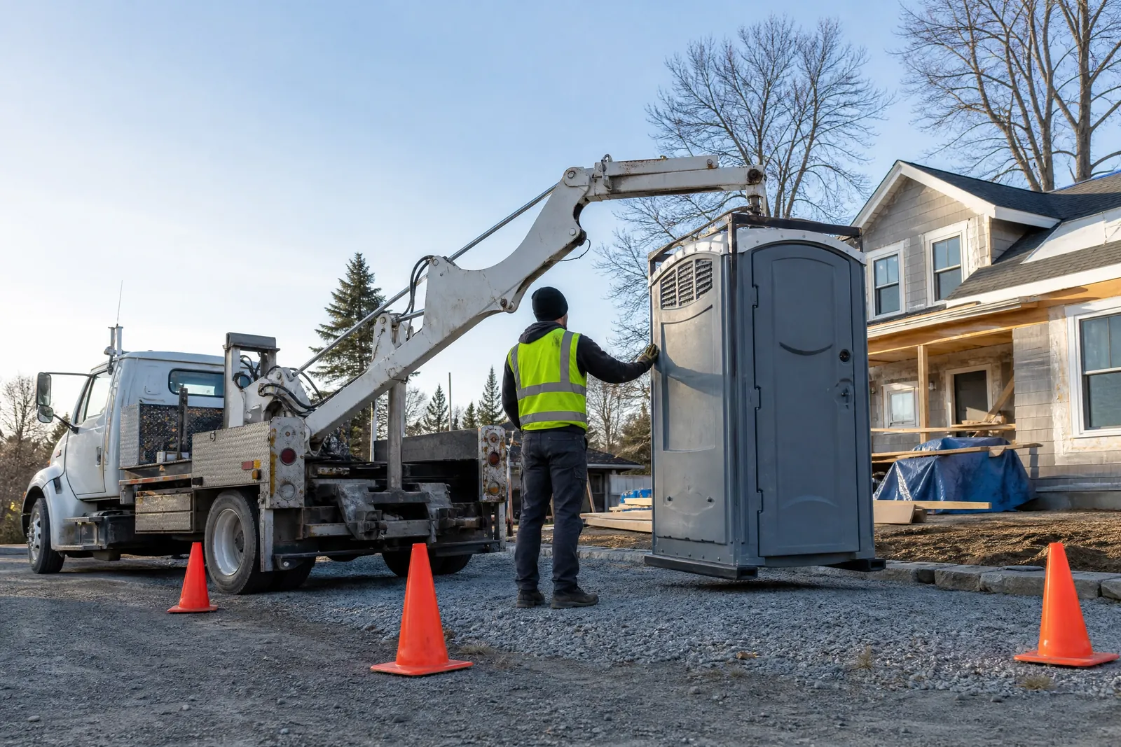 Accessible Units That Welcome Everyone portable sanitation setup